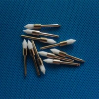 TM Global equipment Prophy brush Tampered, latch type, clear nylon 100 pcs.